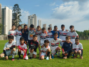 Goeber Maia pontua alguns talentos avaliados na Escola SPFC Palmas